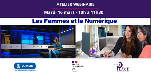 cci_indre's tweet photo. #Mesdames #Messieurs
Toujours pas inscrit.e.s pour le #webinaire sur la place des #femmes et leurs possibles carrières dans le secteur du #numerique ? Dép��chez-vous, mardi soir il sera trop tard !!!
@Prefet36 @Indre36 @poleemploi_RCVL @U2P_CVL @RCValdeLoire @Devup_ @egalite_gouv https://t.co/dNw44yl5M5