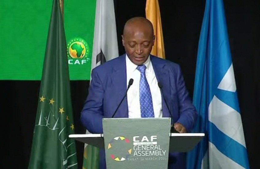 WTSports1's tweet photo. Patrice Motsepe becomes CAF's 7th president,

The 43rd CAF General Assembly, meeting this Friday March 12, 2021 in Rabat, Morocco, brought Dr. Patrice Motsepe to the presidency of the African Football Confederation.
#CAFElections2021 #CafPresidency #CAF  #football #Africa #SPORTS https://t.co/2KxV4dlinj