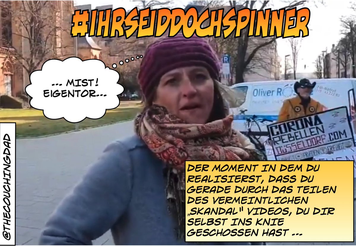 TheCouchingDad's tweet image. #IhrSeidDochSpinner ... Eigentor.