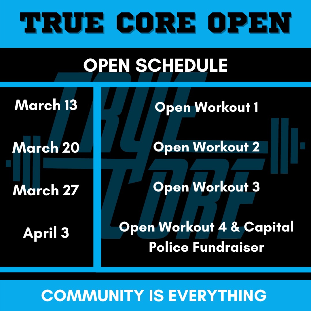 TC_CrossFit's tweet photo. Tomorrow is the 1st day of the 2021 TrueCore Open!!! 
​We can't wait to see the two teams give it all they got! But there can only be 1 winner 🤔 Who's gonna come out on top?!?
​ 
​#friendlycompetition #kippinitreal #swoletrain #crossfitopen #crossfit #truecrossfit #truecorcrew https://t.co/JJ5cl1CDVj