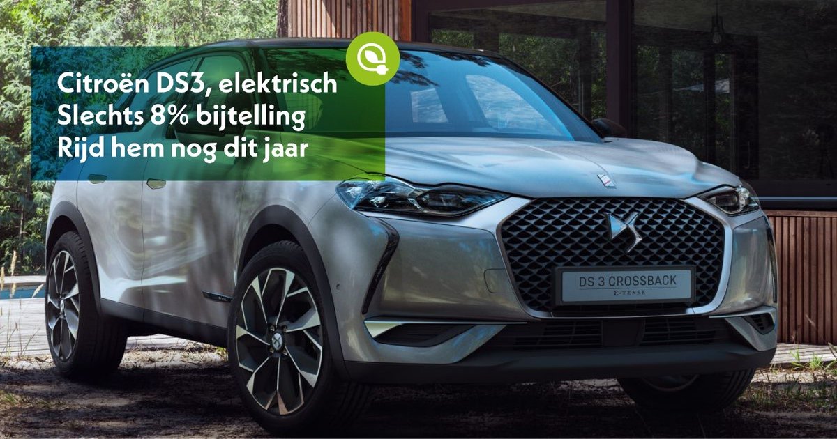Ben je op zoek naar een auto met een lage bijtelling? Riemersma Leasing heeft de Citroën DS3 CROSSBACK e-tense direct voor je beschikbaar. Lease-prijs vanaf € 539,- per maand. bit.ly/2NMQF1E
#elektrischrijden #elektrischeauto #CitroënDS3  #nuleasen #directbeschikbaar