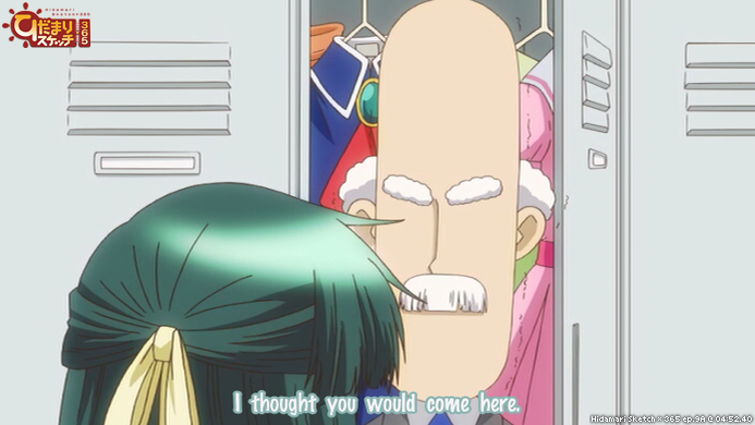 MMecharin's tweet photo. Hidamari Sketch × 365 ep.9A @ 04:52.40
"I thought you would come here."
#HidamariSketch https://t.co/rYym8E8zj0