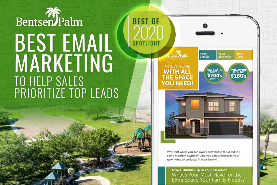 SmartTouchInt's tweet image. It’s time again for another #Bestof2020 highlight! Check out Spotlight #5: Best Email Campaign – Bentsen Palm Development! Learn more here: bit.ly/3vj2CNt