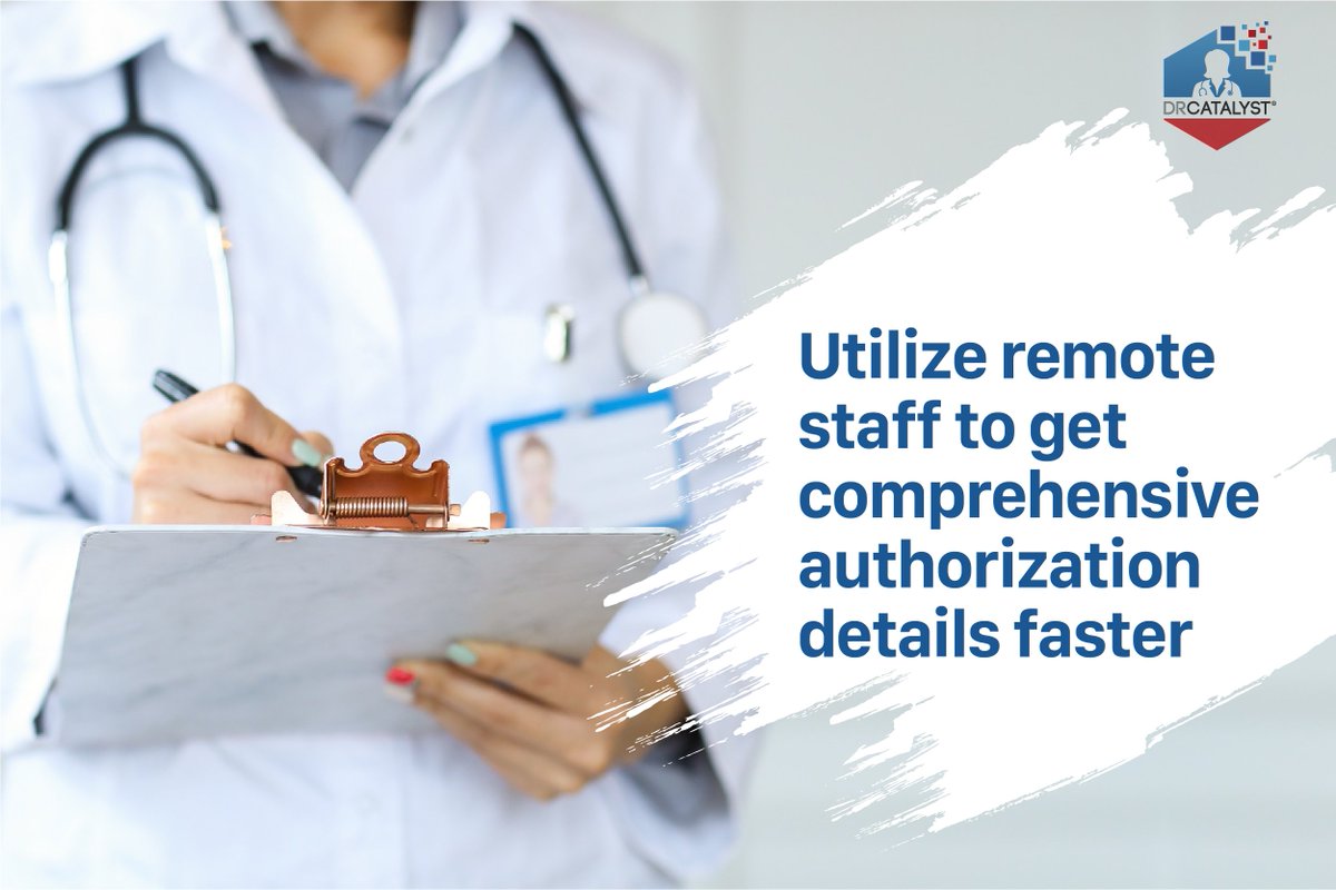 Harshil Shah (@thegreatharshil) on Twitter photo DrCatalyst’s remote staff can help expedite your preauthorization process. Schedule a consultation with our Prior Authorization Processing & Tracking specialists today by calling us at (510) 628-6005 or at info@drcatalyst.com. DrCatalyst’s remote staff can help expedite your preauthorization process. Schedule a consultation with our Prior Authorization Processing & Tracking specialists today by calling us at (510) 628-6005 or at info@drcatalyst.com.