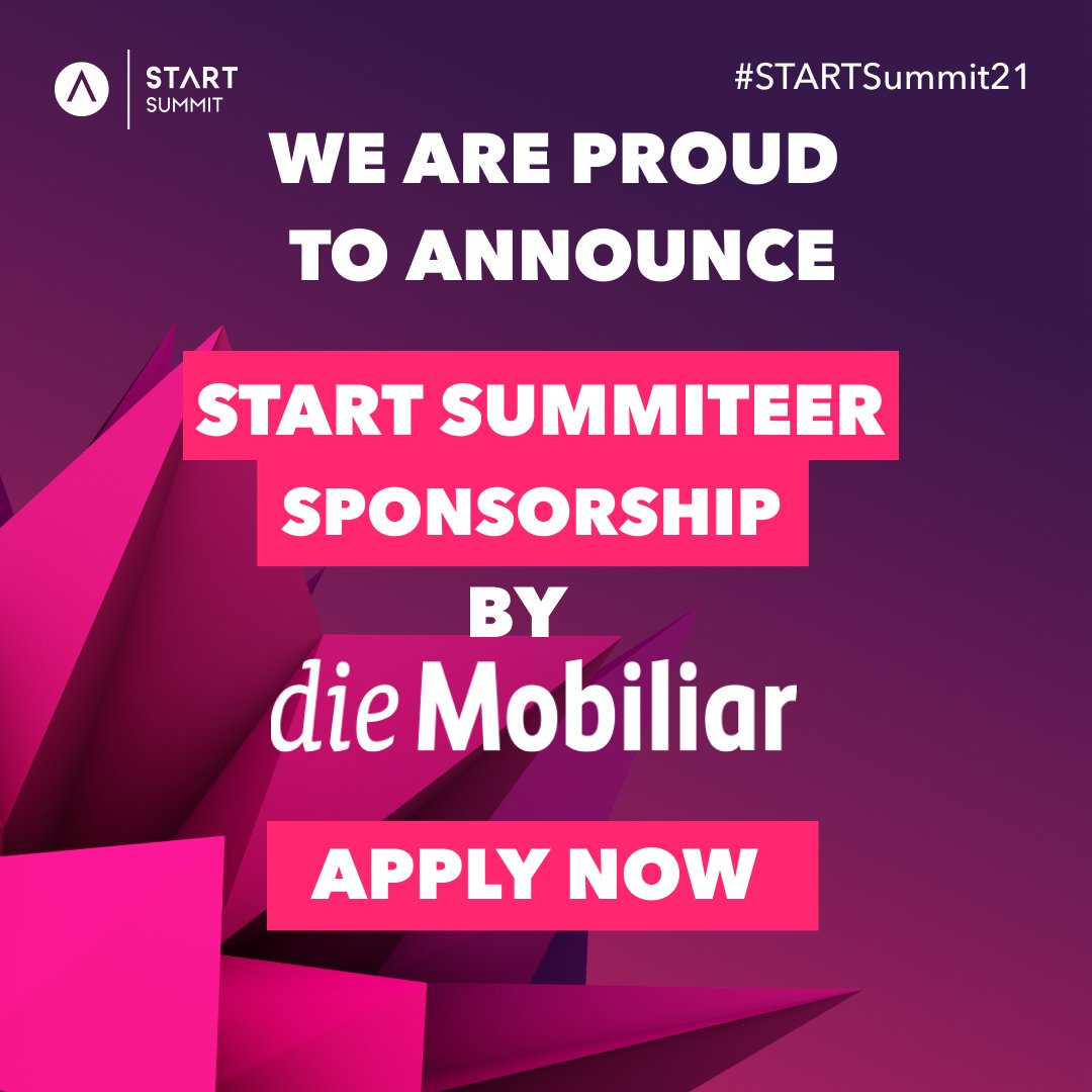 We are delighted to announce La Mobilière as the sponsor of START Summiteer 2021!