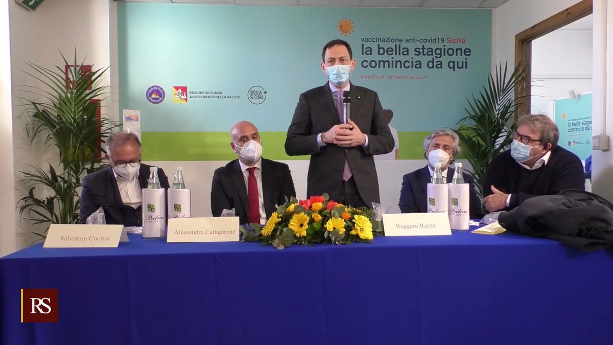 Regione_Sicilia's tweet photo. #Covid19, assessore @ruggerorazza inaugura a #Caltanissetta il quinto hub regionale per la vaccinazione - https://t.co/qqg96LI84A

#Sicilia #stopCovid #vaccino #Coronavirus #CoronavirusSicilia #CoronavirusItalia #Covid19Italia @DrpcSicilia @CefpasS https://t.co/DK8OUbsdsD