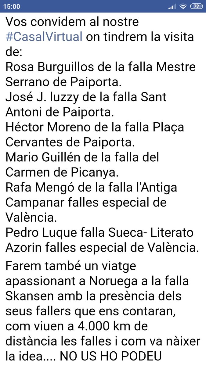FestaFociFum's tweet photo. Hui a les 22:30h "LA PLANTÀ" anécdotes de les plantaes mes accidentaes, curioses... I una plantà a 4000km de la falla @FallaSkansen a tope!!!!!! Tot preparat per a aquesta nit, vos esperem! https://t.co/Cd1LIwB4RV https://t.co/b2gmc0FSdP