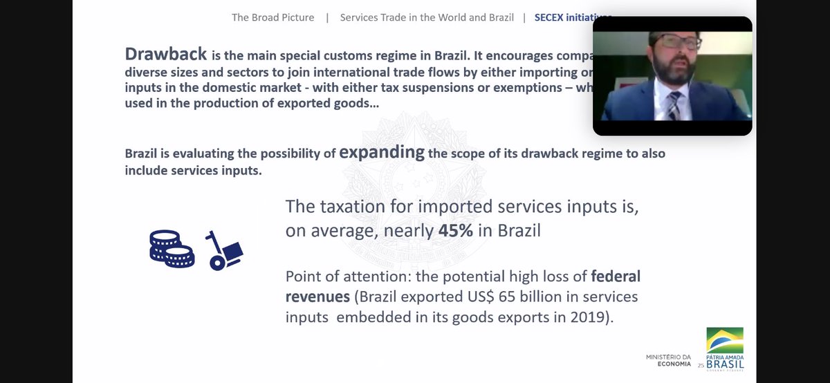 Lucian_Cernat's tweet photo. #tradeXpresso: the 4th ICC Webinar on #Servicification and Manufacturing for Export! The need to bridge the gap between #services and #goods trade rules is clearly a common priority for #Brazil and @Trade_EU! @rupertschlegelm @iccwbo https://t.co/fkSBdQjoaE https://t.co/LsEDRasbGZ