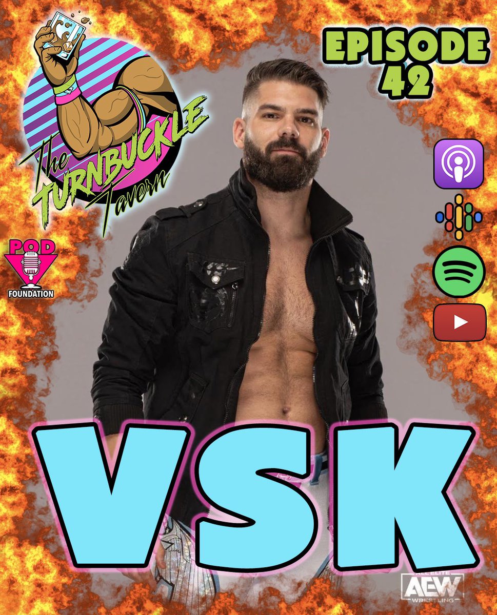 .@isthatvsk talks AEW/WWE, early fandom, stories with his @CreateAPro family (@Myers_Wrestling g, @The_MJF, @callmekrisstat, @CasterShow, @SilverIntuition, @SilverNumber1, @YTAlexReynold etc), his new feud with @themattcardona, & MORE!

NOW on YouTube:
youtu.be/a7dNg0m8KIY