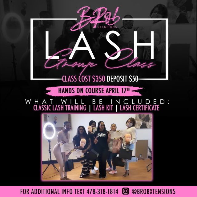 _BROB19's tweet photo. Here it is!!!!! I’m running it back!!!!! Take advantage ladies!!!! #brobxtensions #brobxtensionslashgroupclass #maconlashes #middlegeorgialashes #atlantalashes #lashboss #lashentrepreneur 💕 https://t.co/vrOCRlaJz6