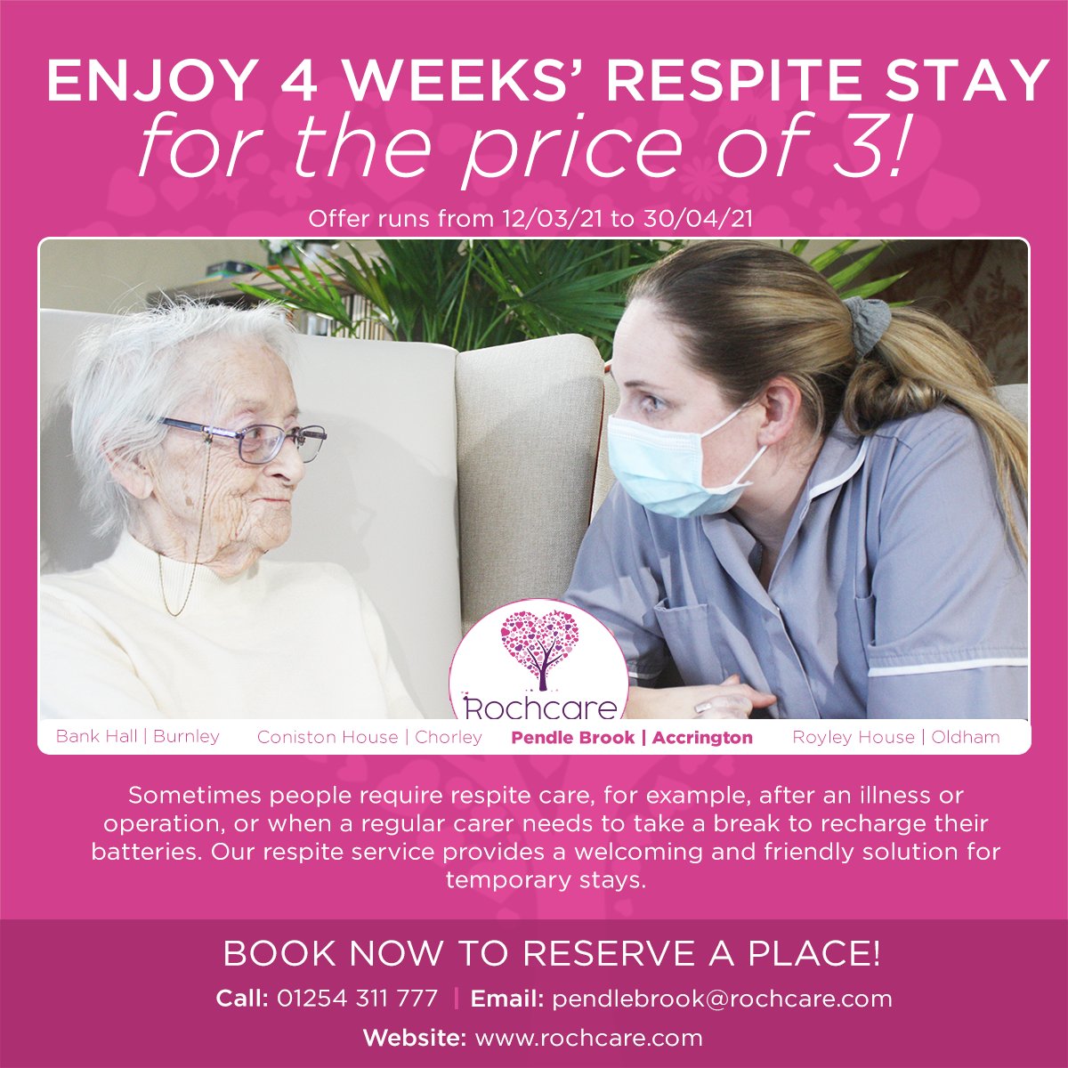 If you or a loved one needs a safe and welcoming place to be supported, Pendle Brook is here for you. Don't hesitate to get in touch! We look forward to welcoming you to our wonderful home 🏡💜rochcare.com👈

✨#carehome #accrington #dementia #dementiacare #lancashire