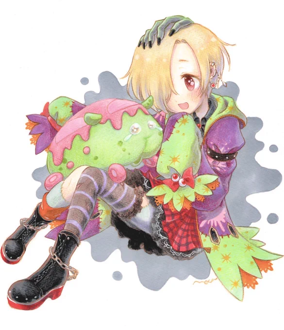 シロモちゃん…ゾンビ姿とっても可愛い…ね……♡ 
