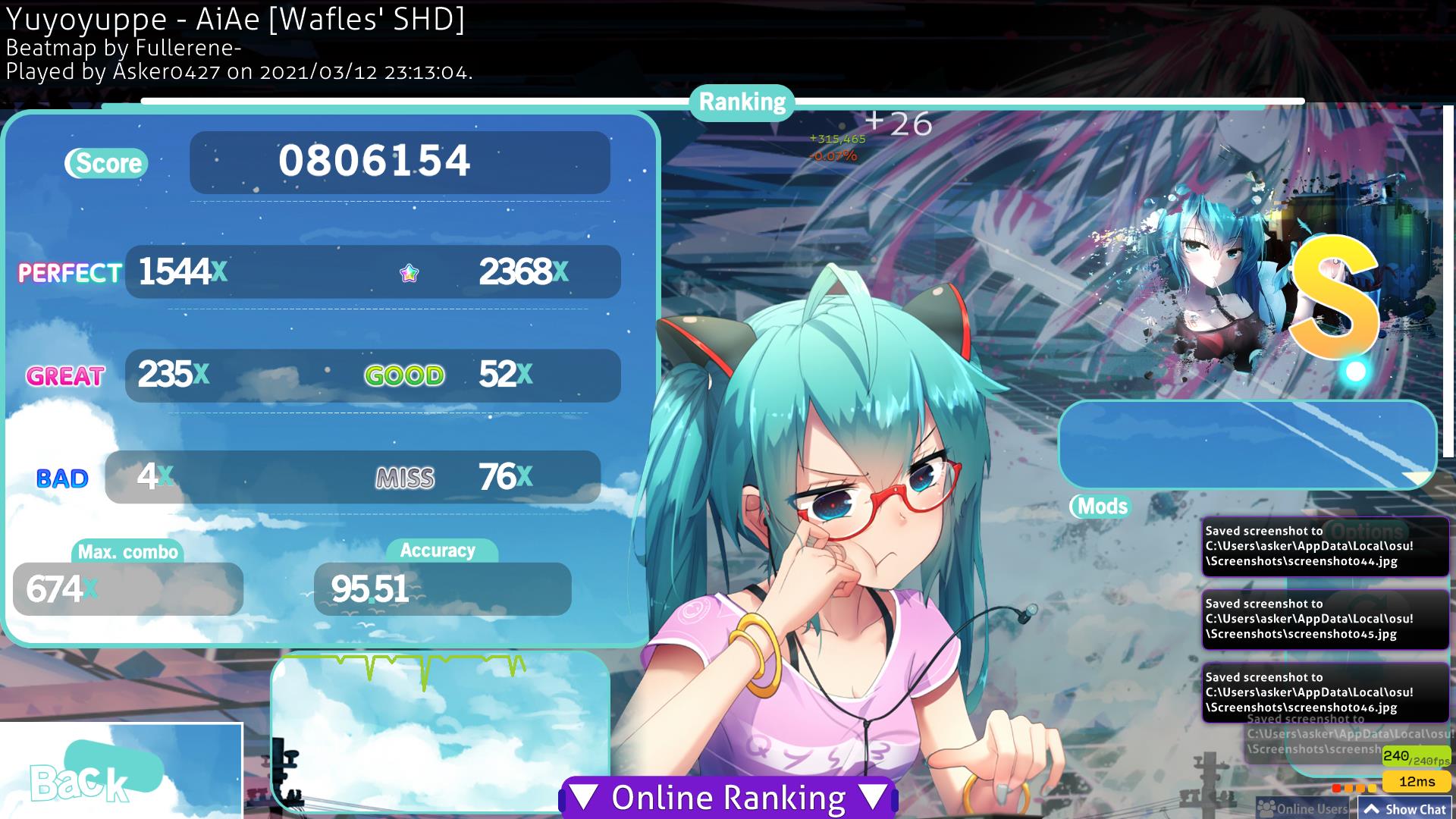 茜猫 Finally I Could Pass Aiae Shd With S Rank ついに ついにosu Maniaを始めた時からの夢であったaiaeのsをとることができました Osumania Osu 音ゲー T Co Nqsetj4o4l Twitter 茜猫 Finally I Could Pass Aiae Shd With S Rank ついに ついにosu Maniaを始めた時からの夢であったaiaeのsをとることができました Osumania Osu 音ゲー T Co Nqsetj4o4l Twitter