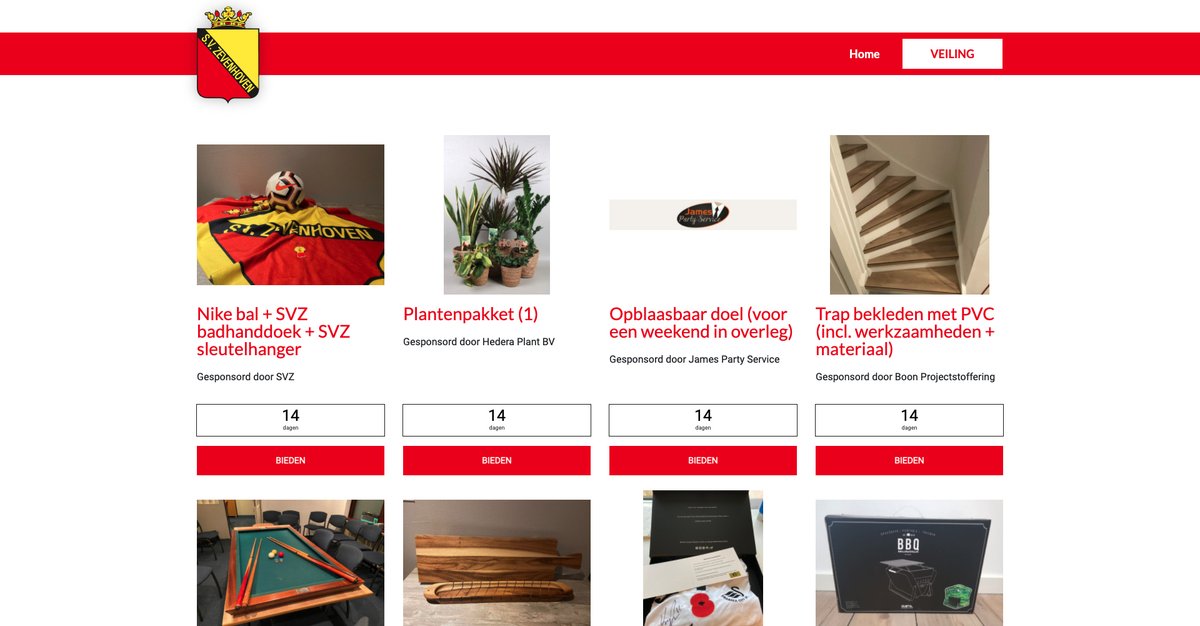 Vanmorgen is onze online veiling van start gegaan met schitterende koopjes waarop nog 2 weken te bieden is
svzevenhoven.nl/online-veiling…