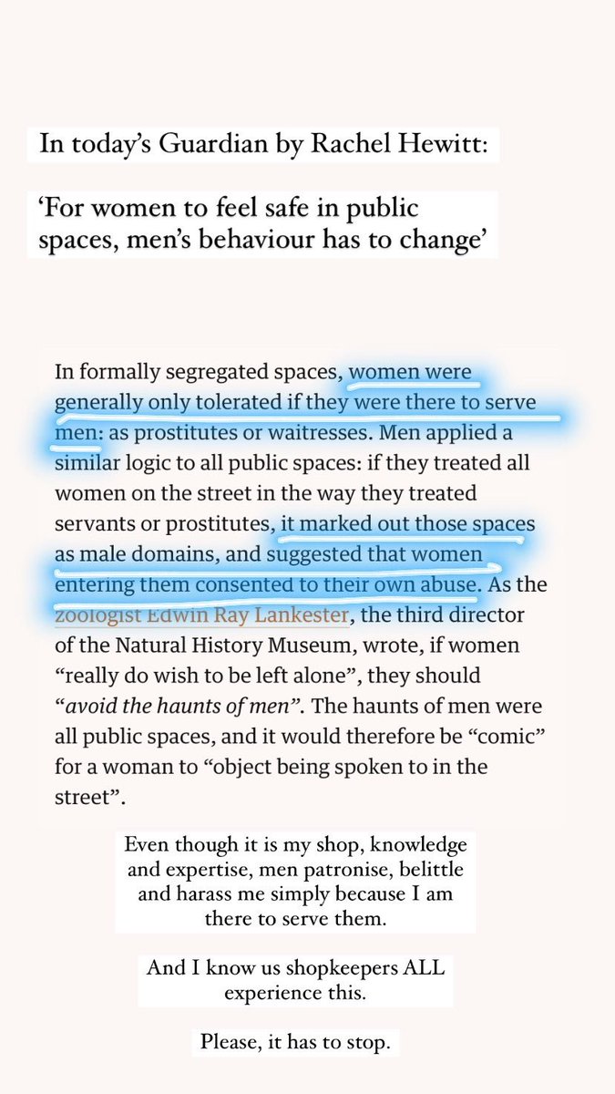 TheGildedTeapot's tweet photo. Shopkeepers, meet &amp; greeters, sales assistants, servers, and any women in public-facing roles endure this on the regular. 

We need change. https://t.co/LLWDksPObG
