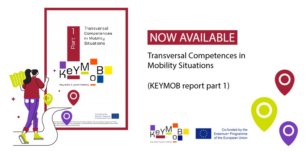 catalunyaeuropa's tweet photo. 📢 Available now!

❗️We are ready to present you the new #KEYMOB report on "Transversal Competences in Mobility Situations"

🔴How to develop curricular tools for the development of transversal competences by international apprentices?👇
https://t.co/Gj4O1KFQrX https://t.co/gJgrvUXzHw