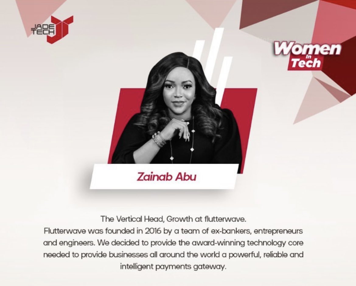 Princess_Zeee's tweet photo. Thanks for the feature, JadeTech #WomenInTech #JadeTech #Flutterwave
๐๐ผ๐๐ผ๐๐ผ https://t.co/BciwVGFl12