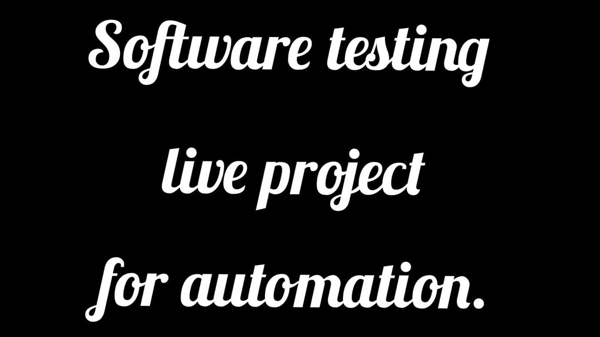 codityalive's tweet image. We are providing automation live projects using selenium with python, Page Object Model, Unit Test Framework and HTML Report Generation. DM me for details.