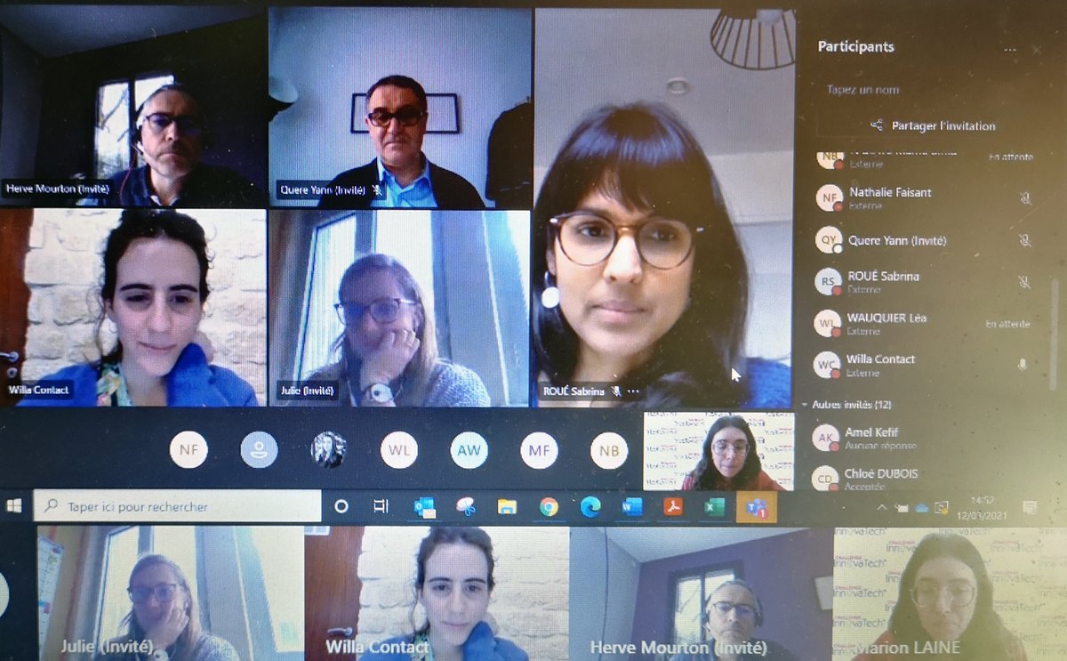 Polytech_Angers's tweet photo. #innovatech2021 Les pitchs ont commencé ! Les équipes sont en train de défendre leur projet auprès du jury... 

Les thèmes des projets :
🏫2 équipes sur l'école de demain, 
🌇2 équipes sur la ville durable

On attend les résultats⏱️ https://t.co/vDR2aQ11gs