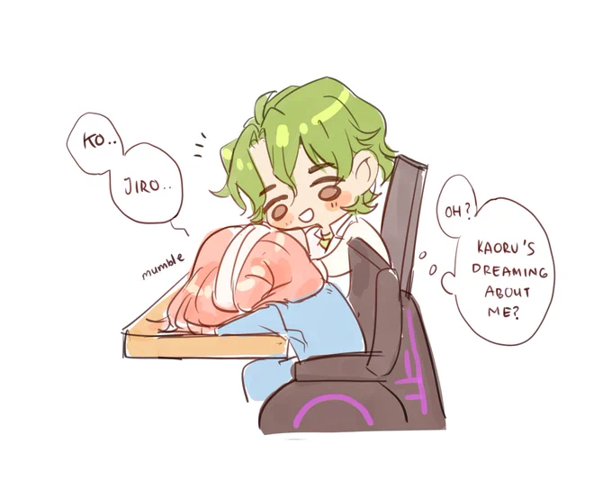 bonus: kaoru mumbles in his sleep 