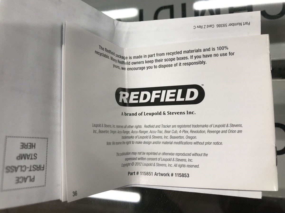 「またプレゼントキャンペーン」
レッドフィールド　リベンジ6-18x44ファインプレックスフロントフォーカスSFP1インチスコープ、キャップ有1名様、キャップ無1名様、計2名様にプレゼントします！応募は当ツイートのリツイートとコメントです！締め切りは3/19 20時です！ご参加お待ちしております！