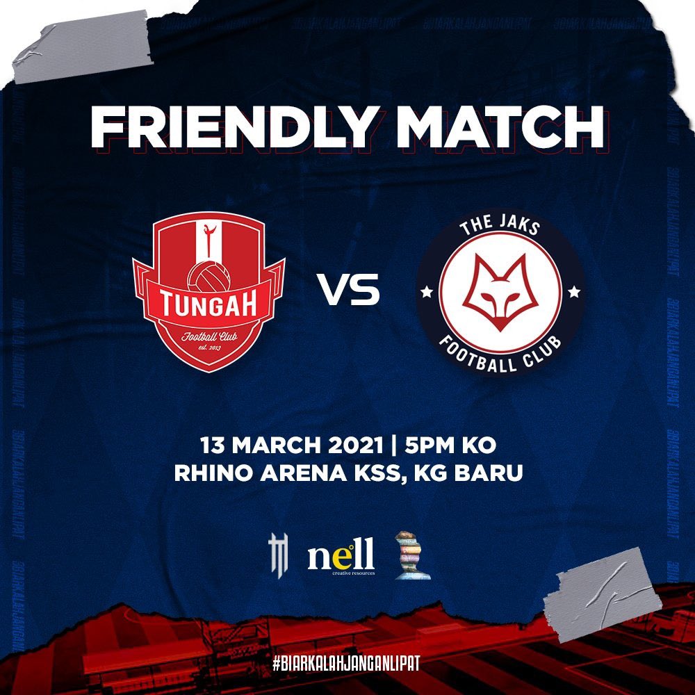 TungahFC's tweet photo. See you tomorrow, @TheJaksFC! https://t.co/2zJ2cgrbdo