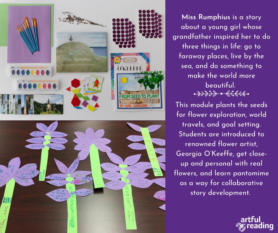 CTLonline's tweet photo. 💐Be like #MissRumphius and make the world 🌎more beautiful on #PlantAFlowerDay. #GeorgiaOKeeffe
#4thGrade #ArtsEd #ElemSchool #ELAstandards 
Shop here: https://t.co/ILUdIXagTT https://t.co/WattWxcreZ