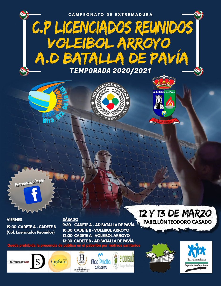 cplicen's tweet photo. PARTIDOS DEL FIN DE SEMANA‼️

Vuelve la competición JUDEX para nuestras alevines y cadetes.

#SomosVoleibol #VoleyLicen #LicenSaludable https://t.co/6XGk8gsswY
