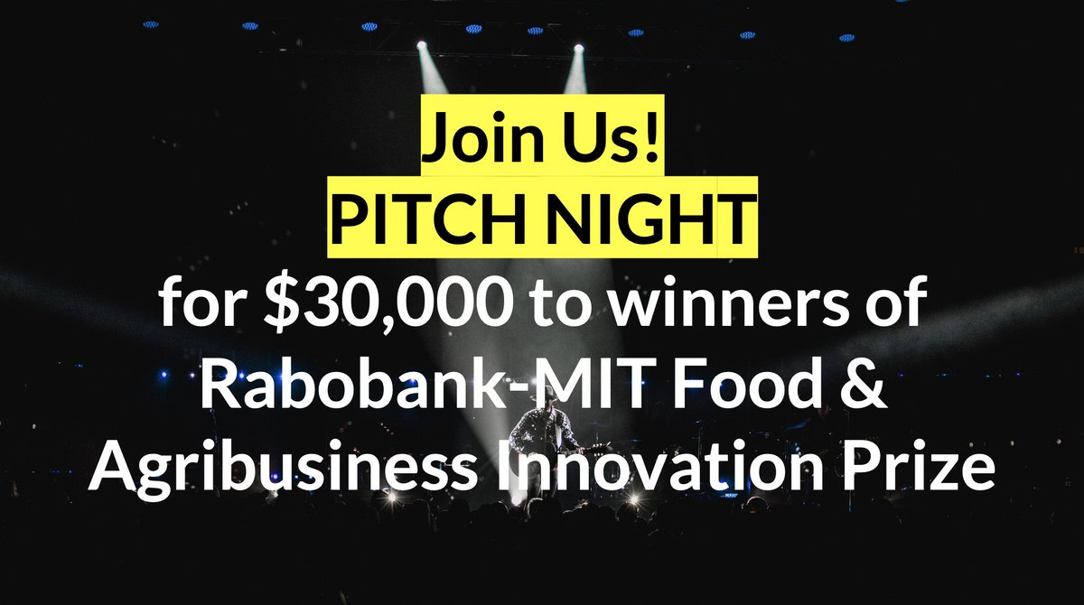 MIT_FAC's tweet image. At last! 8 Finalists for the Rabobank-MIT Food+Ag Prize have been chosen to pitch their startups before our panelists on April 28th @6pm ET! $30,000 is on the line, supported by @RaboWholesale Sign-up free: bit.ly/2Q12zFX @jwafs_mit @EshipMIT @MITSloanSusty