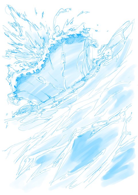 15日目 #模写 #練習 #エフェクト #風景 https://t.co/NtuYZaEu5g 