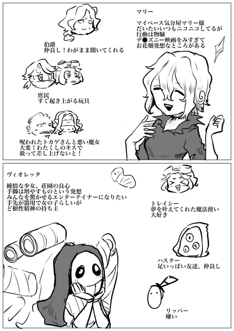 リプきたハンターの自荘園設定語るやつ 