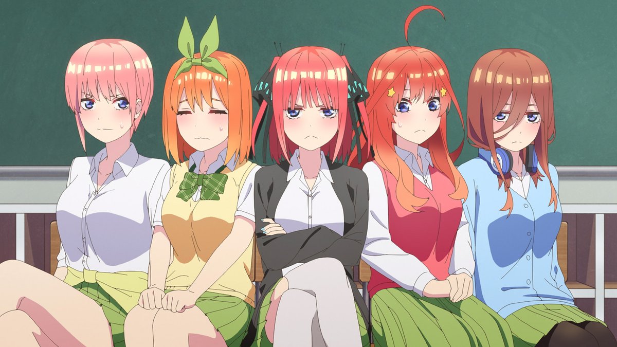 Tvアニメ 五等分の花嫁 公式 Na Twitteri Bs11にて第10話 五羽鶴の恩返し ご視聴ありがとうございました 来週は第11話 シスターズウォー 前半戦 放送です ぜひお見逃しなく 放送情報 Tbs 3 18 木 深夜1時28分 サンテレビ 3 18 木 深夜2時 Bs11 3 19