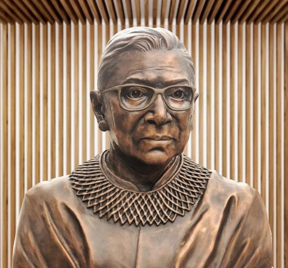 Brooklyn NY is Unveiling a Statue of Ruth Bader Ginsburg today 👍🏻