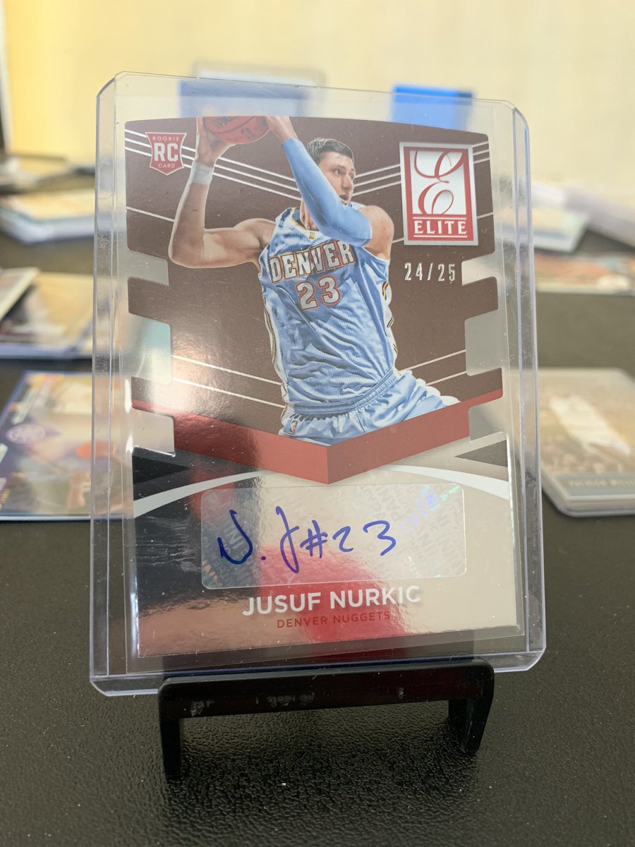 RT @CLAc2481: Jusuf Nurkic RC auto /25

$15 shipped

@HobbyConnector @sports_sell https://t.co/r6z2fp9TTZ