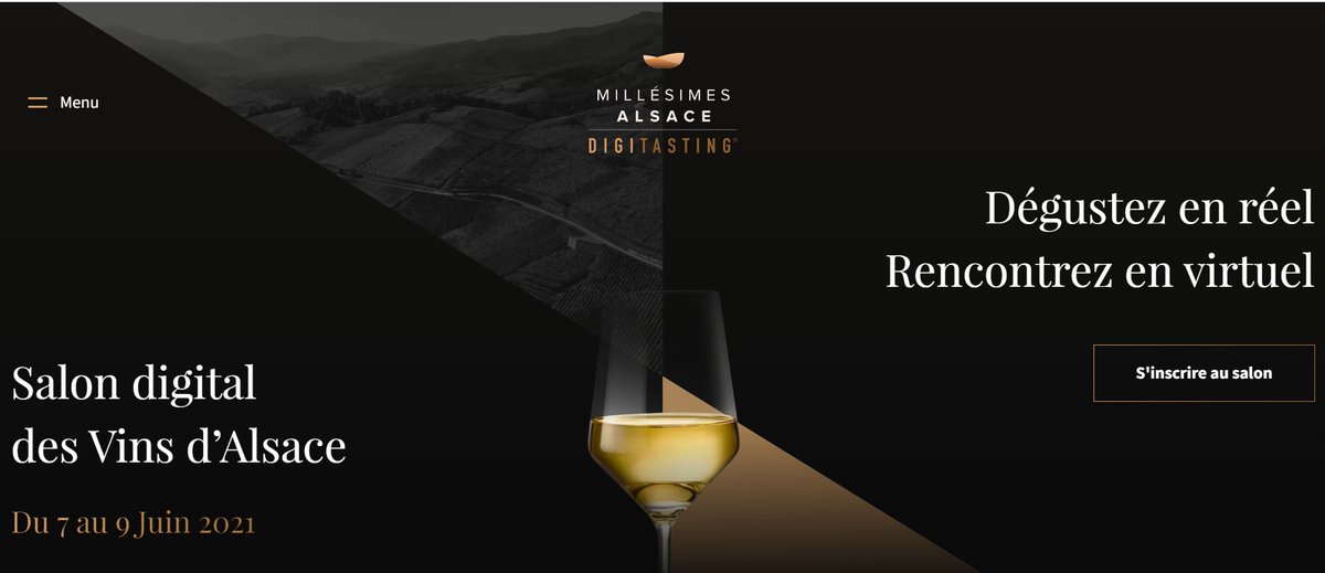 vinetsociete's tweet photo. Pour sa 5ème édition, le salon Millésimes Alsace se réinvente et devient  le 1er salon #virtuel organisé par un #vignoble avec  possibilité de dégustations réelles. Pour vous inscrire 👉 https://t.co/hhQ8Q7bYCb #DigiTasting #digital #vins @VinsAlsace https://t.co/NXZNhNUKIn
