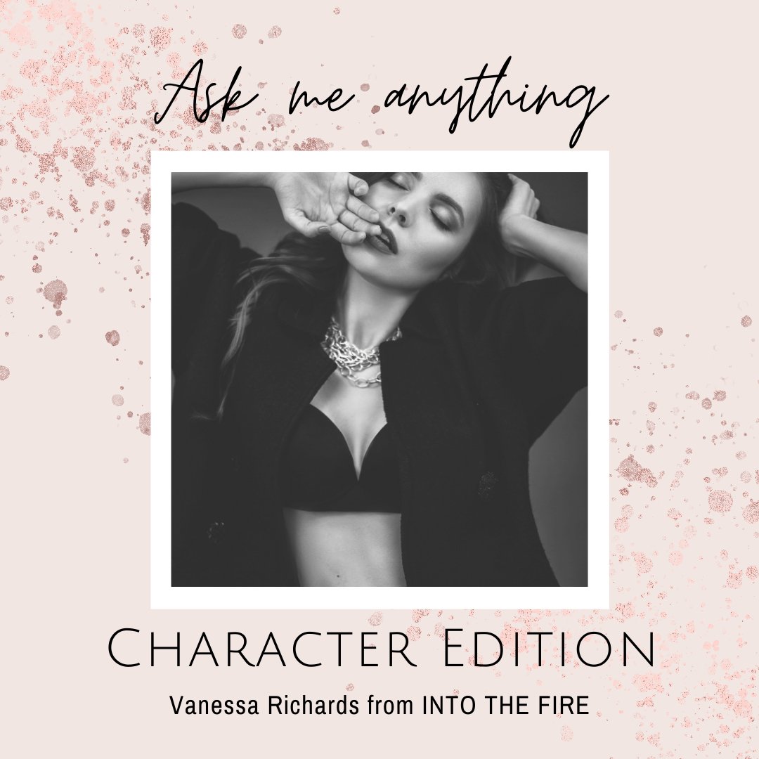 It's the end of #bookgirlfriend of the week, so it's time to do the AMA!

This week was all about Vanessa from INTO THE FIRE. What do you want to know the most about her?

#lesfic #romancebooks #lesrom #sapphic #sapphicromance #lgbtromance #lesbianromance