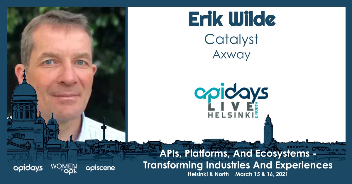 Are APIs just a bunch of hot air? What can we do to be realistic about APIs? 

Hear interesting examples of #API-mania in the wild Erik Wilde @dret & Marjukka Niinioja @MNiinioja at #apidays Helsinki & North on March 15 & 16!

Register at https://t.co/w0cxX7QwS5 https://t.co/GRrkay9VN7