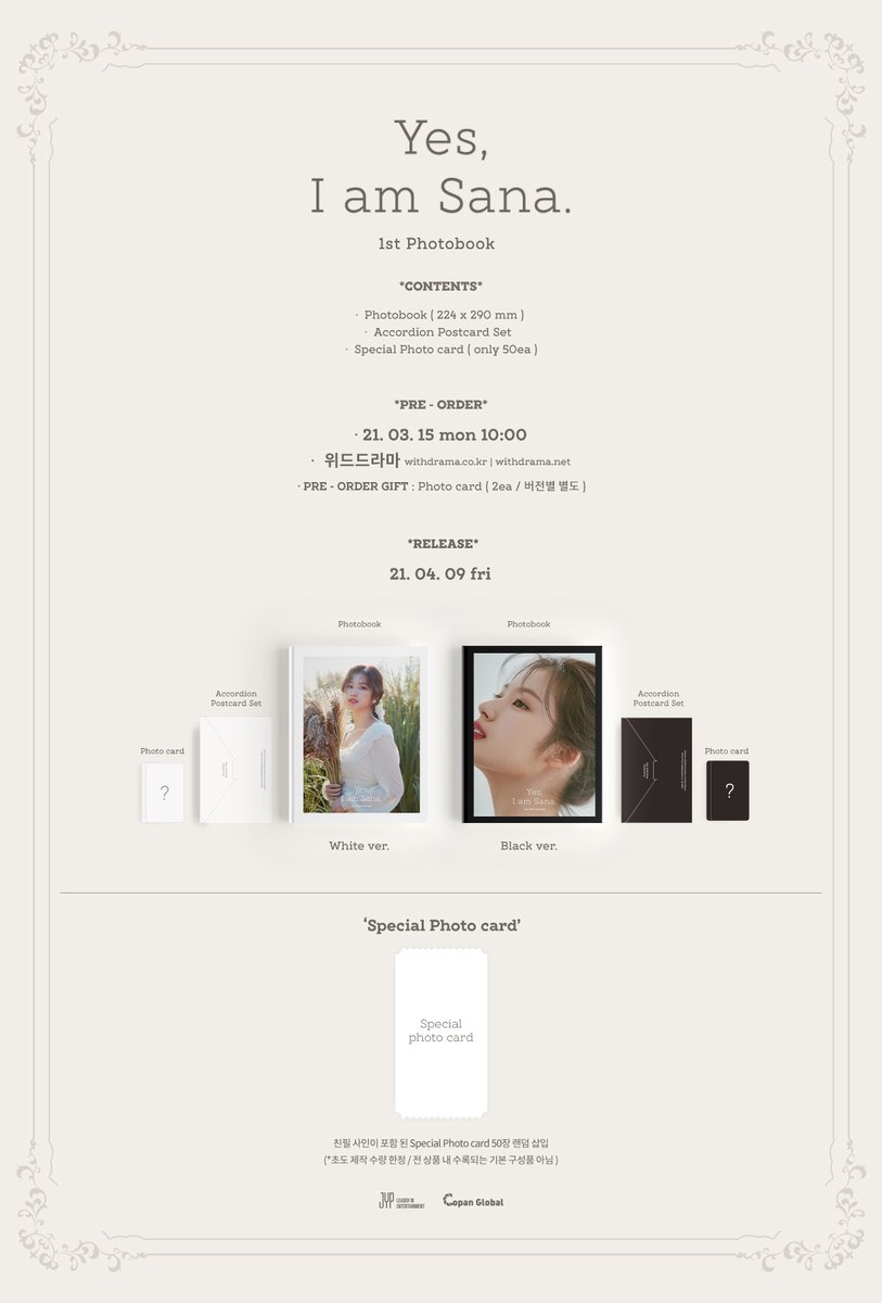 TWICE on Twitter: "Yes, I am Sana. 1st Photobook ONLINE PRE-ORDER 2021.03.15(MON) #TWICE #트와이스 #SANA #사나 #YesIamSana… "