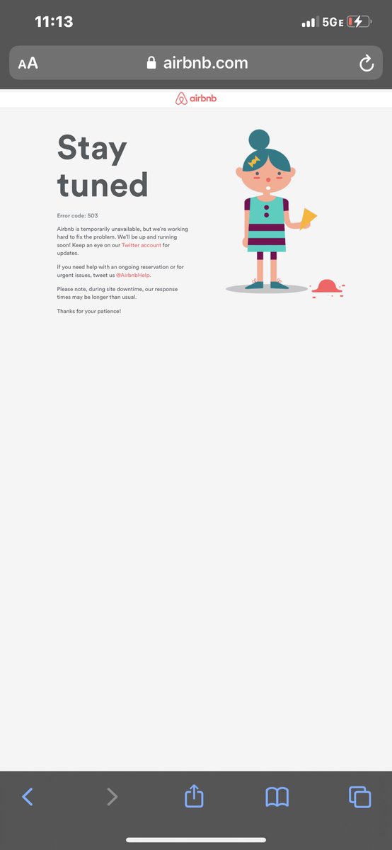 naydette's tweet photo. @AirbnbHelp i cant download my earning summary ... bunch of days with same error !!! 🆘 https://t.co/1nxYpFoVEA
