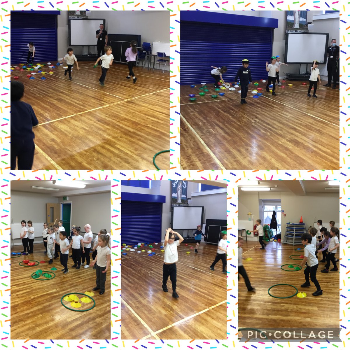StHildasBury's tweet image. Year 1 had a great P.E session with @connor_edstart this afternoon. They played lots of games working as a team and practicing their colour coordination skills.