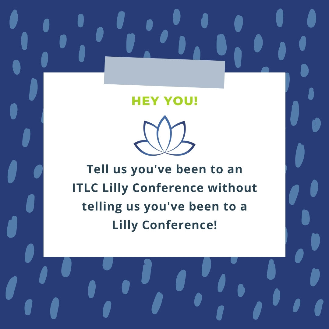 ITLC_Lilly's tweet photo. Okay-- how about some #FridayFun?!
Tell us you've been to a #LillyCon Lilly Conference, without telling us you've been to a Lilly Conference! 

#HigherEd #EdChat #AcademicTwitter #Conference #Teaching #College #University #Comm_College
@ToddZakrajsek https://t.co/gaySL3MaWo
