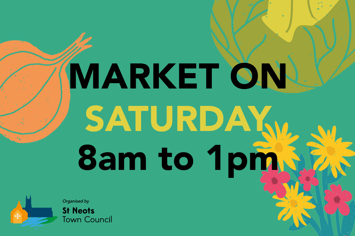 Visitstneots's tweet photo. Spring is here and so is our new Spring artwork for our Farm &amp; Craft Market. We're loving the seasonal artwork to advertise our market #Spring #FarmandCraftMarket #ShopLocal #ShopSafely https://t.co/Ov2BKye0SU