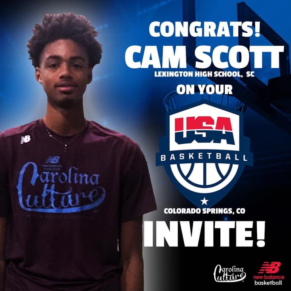 iamjamieshaw's tweet photo. Congrats go out to 2024 Cam Scott of Lexington High (SC) on his USA Basketball Camp Invite https://t.co/wAVGZAKX11