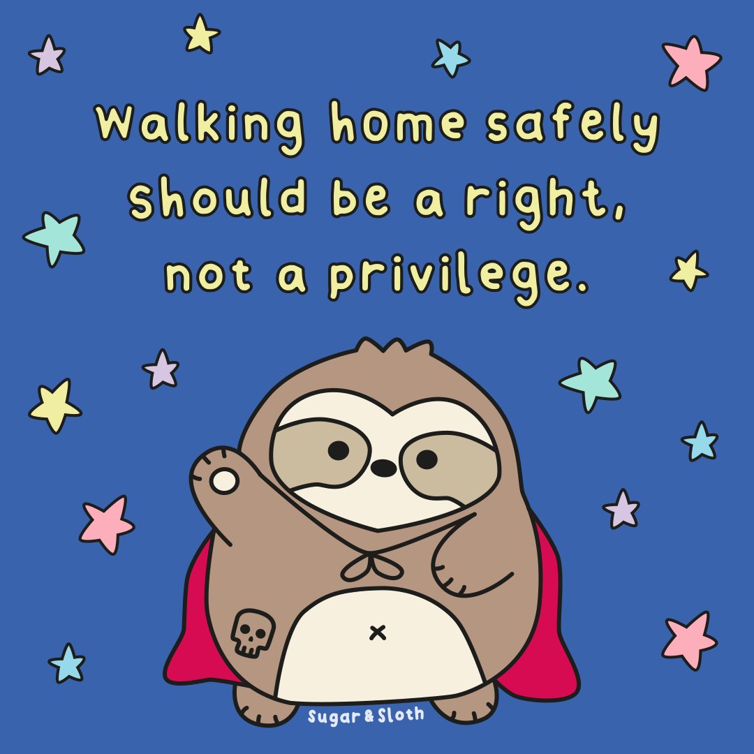 I want a world where our daughters don’t walk with their keys in their hand, can wear headphones at night, don’t have to cross the street to avoid a group of men. Habits that are so ingrained, we have come to accept them as normal. #SarahEverard #ReclaimTheStreets