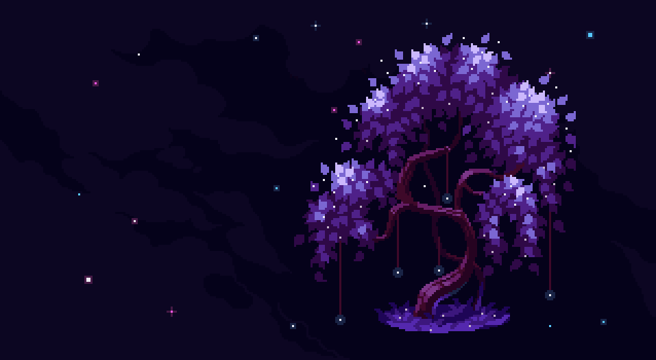 evsailey's tweet photo. Star tree☄️

#pixelart https://t.co/JL8BQn4K14