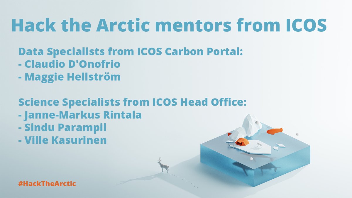 ICOS_RI's tweet photo. At the #HackTheArctic environmental #hackathon this weekend, we are not just providing #OpenData through the @ICOS_CP, but also Mentors! 🧑‍🏫 

They are here to guide the participants towards the relevant #ghg #data and answer their science questions 📈📊🔎💡 

#dreamteam https://t.co/878m74yoYa