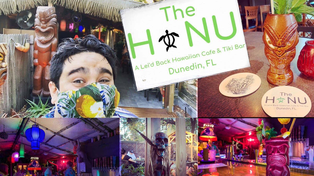The Honu Hawaiian Cafe and Tiki bar Dunedin, FL - Tour &amp; Food Review youtu.be/THP1QO2I_rY