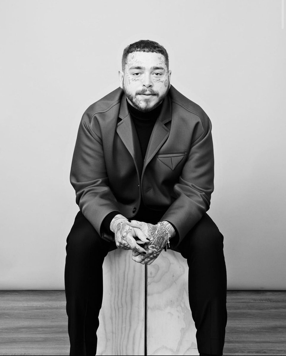 PostyOnChart's tweet image. . @PostMalone appears in new photo shoot 📷