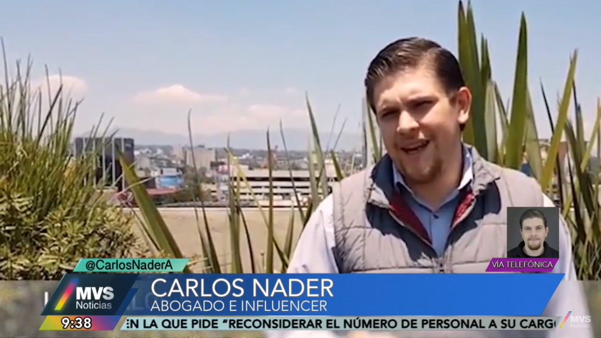 #EntrevistaMVS | #AlAire por el 102.5 FM, <a href="/MVStvOficial/">MVStv</a> y noticiasmvs.com: Carlos Nader (<a href="/CarlosNaderA/">Carlos Nader A</a>), Abogado e influencer, habla en #LaPrimeradeMVS sobre las amenazas y censura en su contra