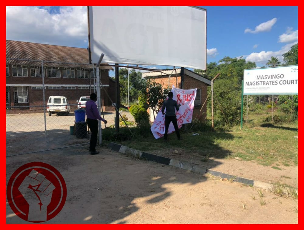 PeoplePowerZw's tweet photo. #PeoplePower .... “We are in charge," we remind each other.
The people power take chances. Like everyone else, they fear failing, but they refuse to let fear control them.
#FreeMako
#FreeTaku
#FreeJoana
#FreeCecilia
#FreeLast
#FreeTungamirai https://t.co/0oJ8YWEcMB